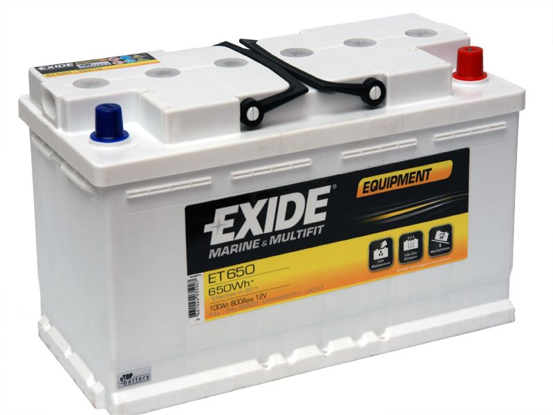 Baterie EXIDE EQUIPMENT 100Ah, 12V, ET650 (ET 650)