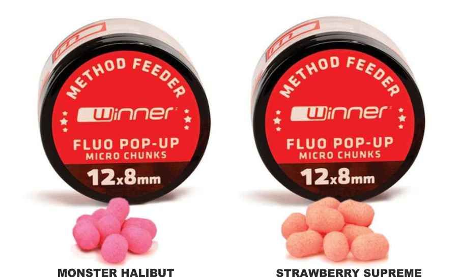 Method Feeder Fluo Pop-Up Micro Chunks 12x8mm / 20g Jahoda