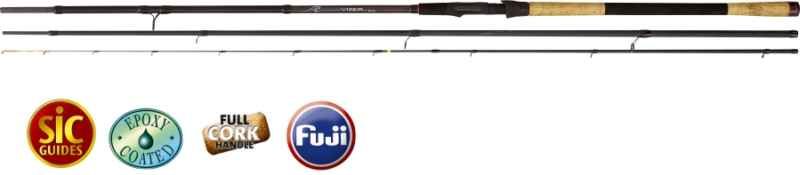 Feeder pruty Black Viper III 3,60m / 80g 3-díl light