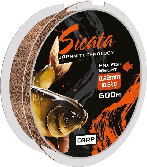 Mistrall vlasec Sicata carp 600 m, průměr 0,22 mm