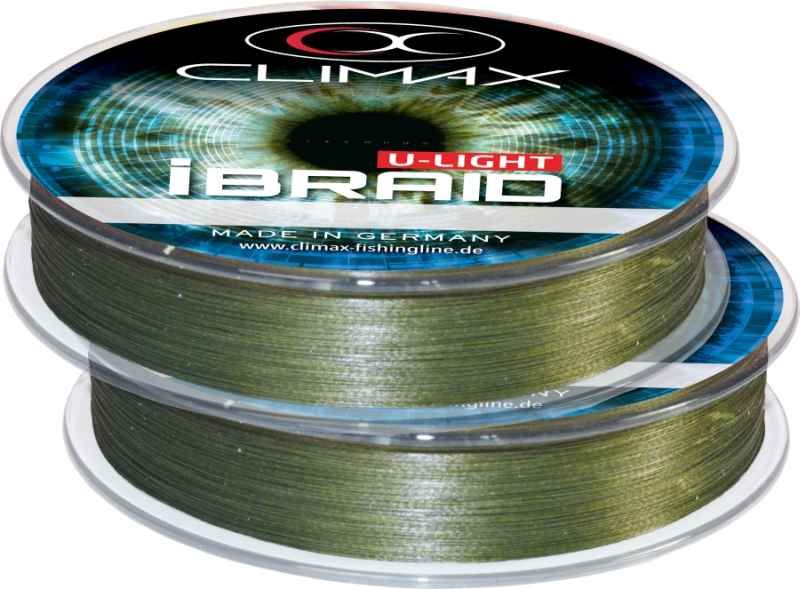 Pletená šňůra Climax iBraid U-Light Oliva 135m 0,08mm / 6kg