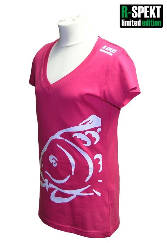 Dámské tričko s kaprem R-SPEKT Lady Carper růžové