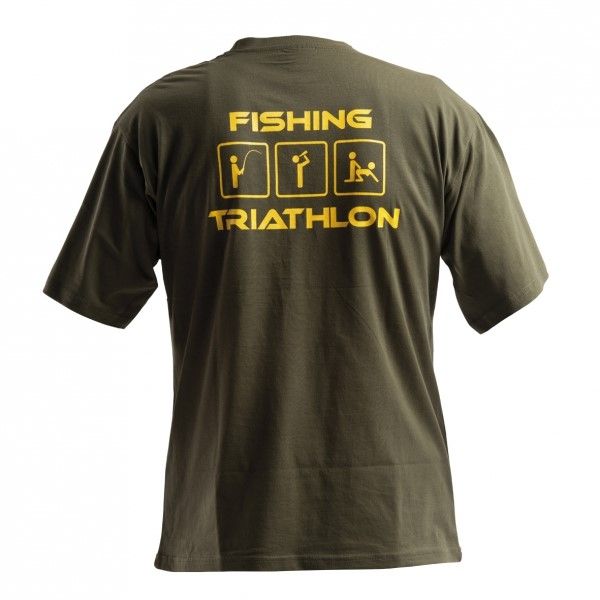 DOC fishing triathlon tričko zelené