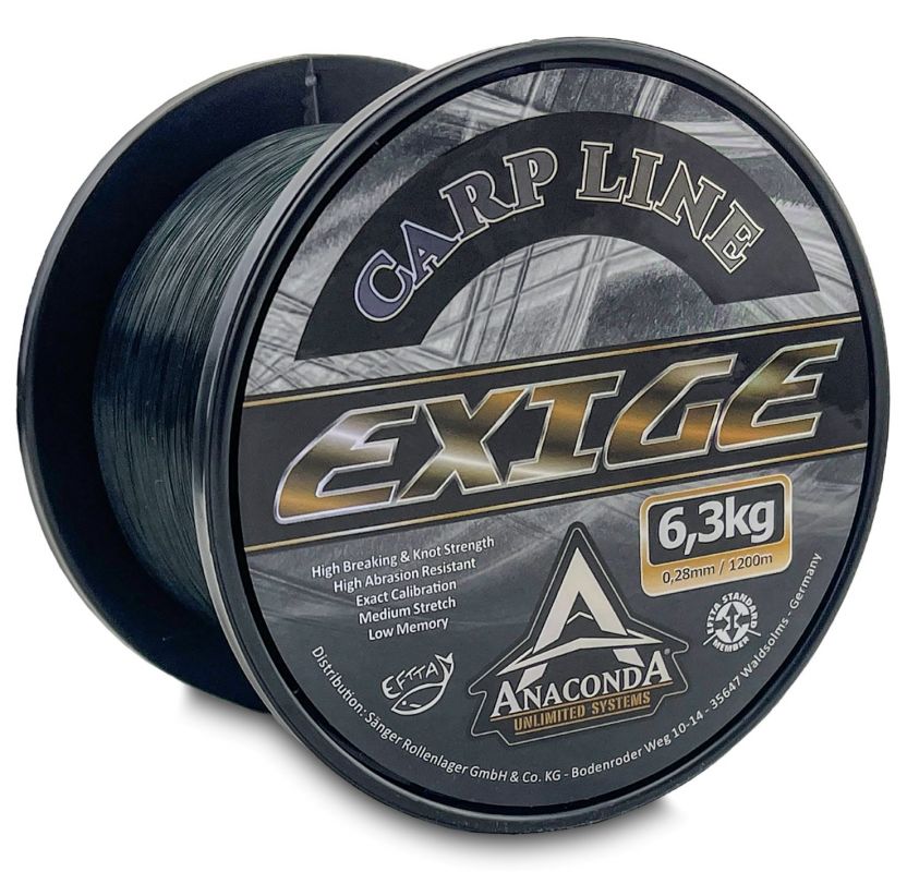 Anaconda vlasec Exige Carp Line 0,28 mm 1200 m Saenger