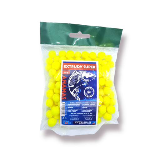 KS Fish extrudy super 20g, ananas KS-fish