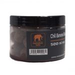 Mastodont Baits Chill Banana Balanced Boilies in dip 500ml mix 20/24mm