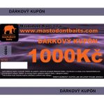 Mastodont Baits - dárkový poukaz 1000kč