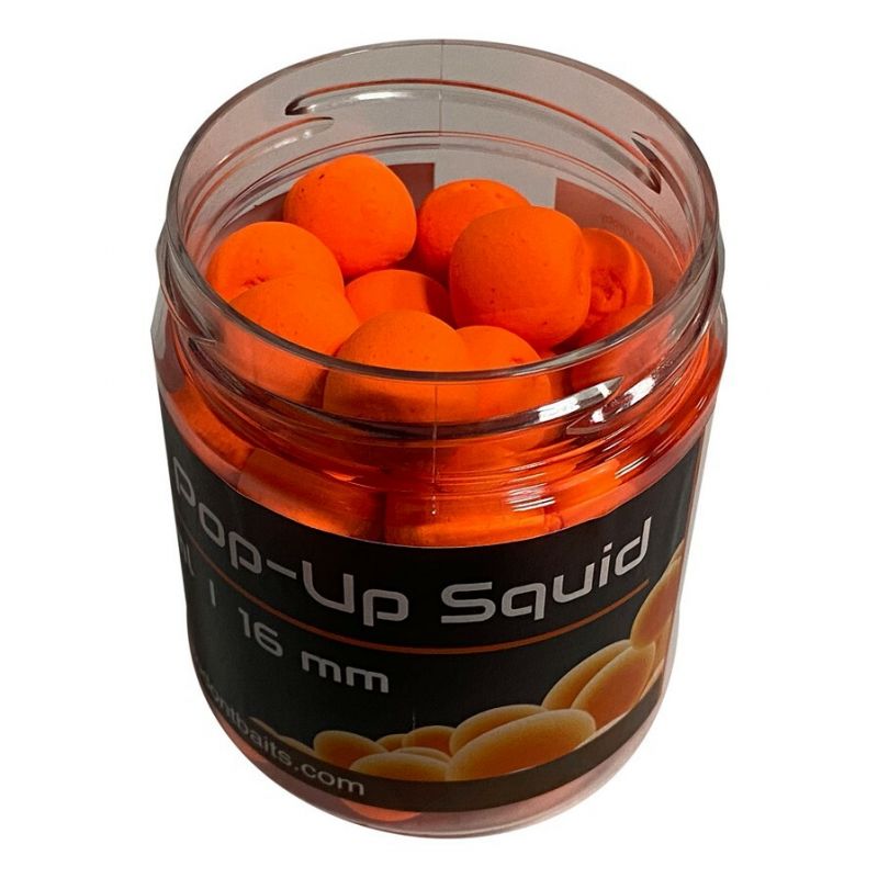 Mastodont Baits Fluo Pop-Up Boilies Squid 16mm 200ml Mastodont Baits s.r.o.