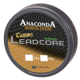 Anaconda pletená šňůra Camou Leadcore 35 lb hnědá Saenger