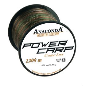 Anaconda vlasec Power Carp Camou Line 0,30 mm 1200 m Saenger