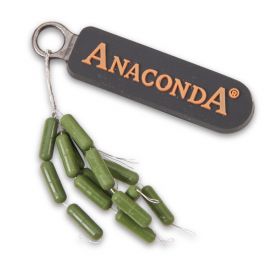 Anaconda wolframové olovo Rig Weights zelená 3,1 mm, 15ks/bal Saenger