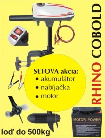 Rhino set Cobold + akumulator 17Ah/12V + nabíječka