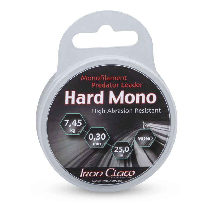 Iron Claw Hard mono 25 m, 0,30 mm Saenger