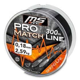 MS Range vlasec Pro Match Line 300 m 0,13 mm Saenger