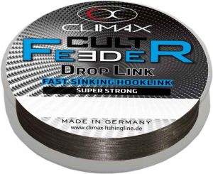 CLIMAX CULT Feeder Droplink potápivá šňůra šedá 10m 0,12mm / 5,0kg