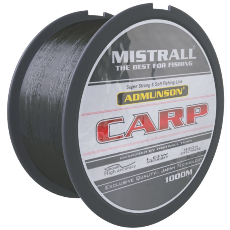 Mistrall vlasec Admunson carp 0,30mm 1000m černý Saenger