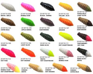 Dipované umělé nástrahy FishUP Maya 4cm / 3,3g - 7ks Bubble Gum/Hot Ch