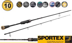 Přívlačový prut Sportex X-Act Trout SpooN 2-díl 185cm / 0,2-5g