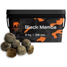 Mastodont Baits Boilies Black Mamba 3 kg 20 mm Mastodont Baits s.r.o.