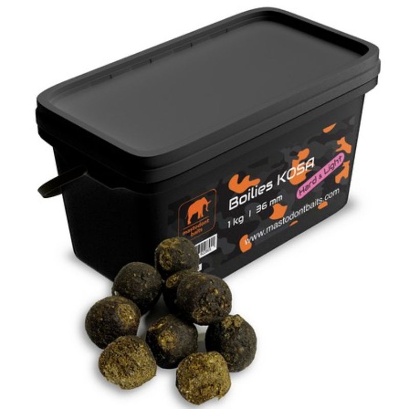 Mastodont Baits Boilies KOSA 1 kg 36 mm "HARD & LIGHT EDITION" Mastodont Baits s.r.o.