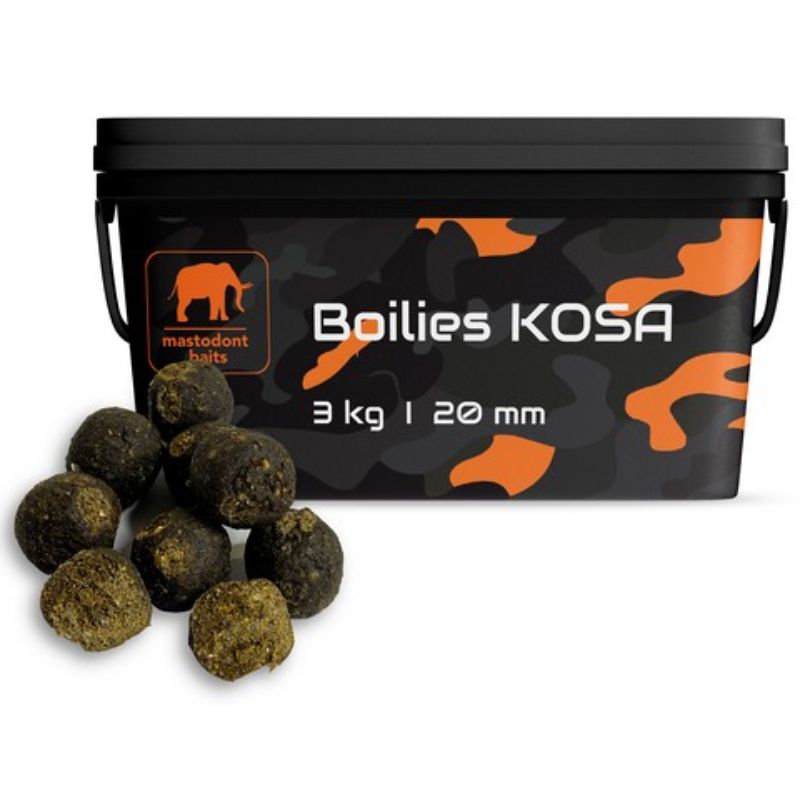 Mastodont Baits Boilies KOSA 3 kg 20 mm Mastodont Baits s.r.o.