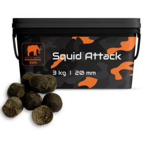 Mastodont Baits Boilies Squid Attack 3 kg 20 mm Mastodont Baits s.r.o.