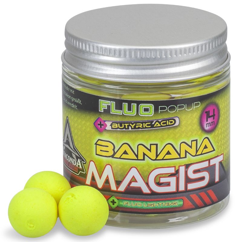 Anaconda fluo pop-up Magist banana 10mm 25g Saenger