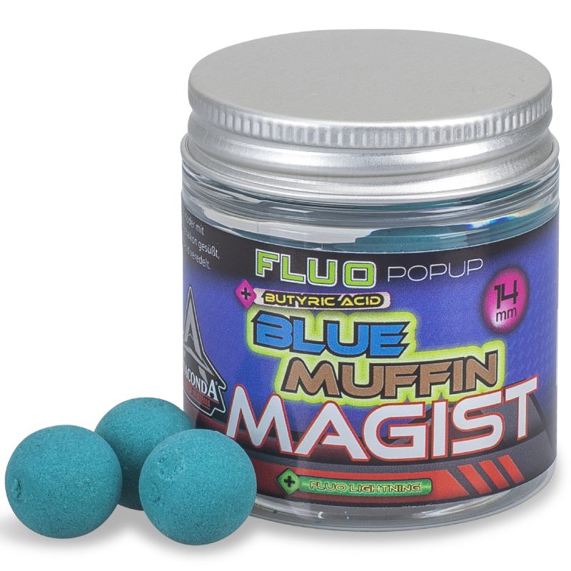 Anaconda fluo pop-up Magist blue muffin 10mm 25g Saenger