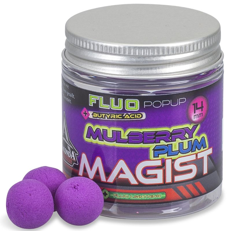 Anaconda fluo pop-up Magist mulberry plum 10mm 25g Saenger