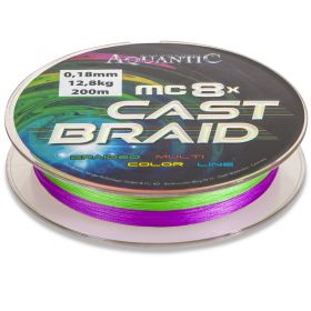 Aquantic šňůra MC-8x Cast Braid 0,11mm 200m