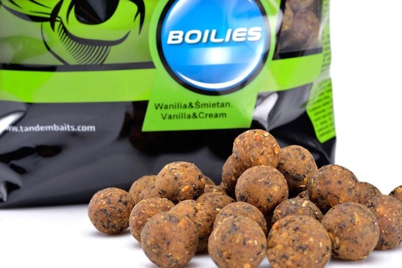 TANDEM BAITS Impact Boilies 18mm/1kg 199 10643 - Chrumkajúce Impact Boilies 18/1kg Black Halibut