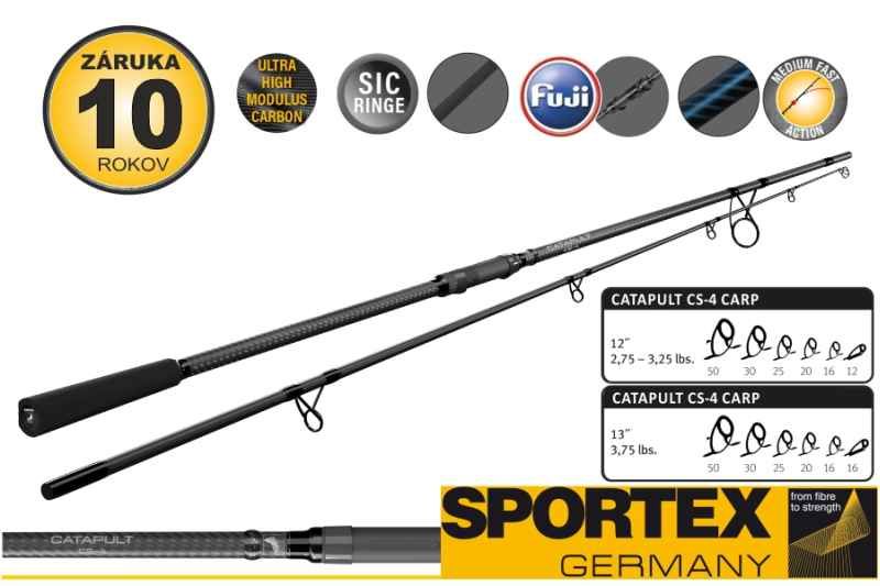 Kaprový prut SPORTEX Catapult CS-4 Carp 12ft 2,75lbs