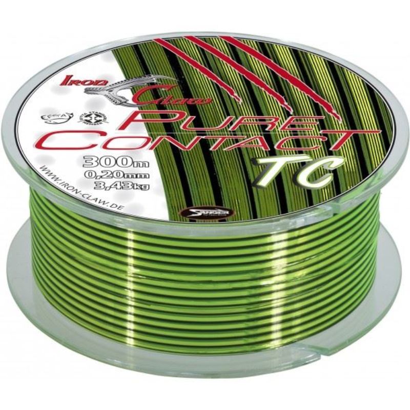 Iron Claw vlasec Pure Contact Mono Line Camo 300m 0,16mm Saenger