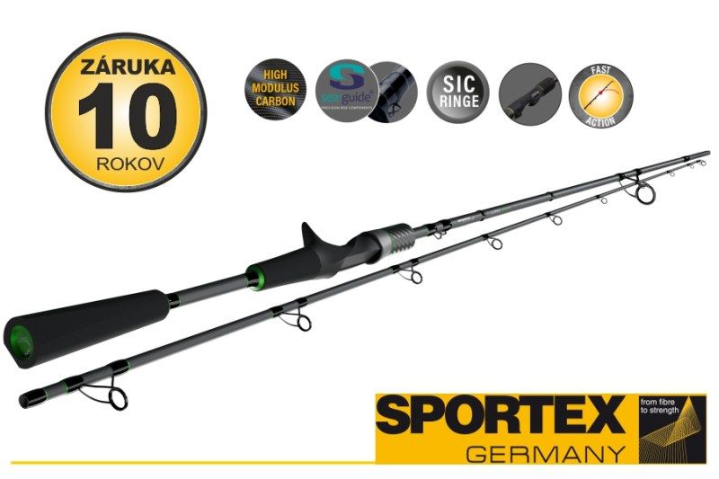 Přívlačový prut Sportex JIG-Xpert Barsch Baitcast 192cm / 1 - 11g