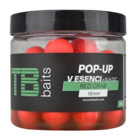 TB Baits Plovoucí Boilie Pop-Up Red Crab + NHDC 65 g - 12 mm