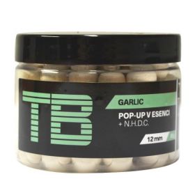 TB Baits Plovoucí Boilie Pop-Up White Garlic + NHDC 65 g - 16 mm