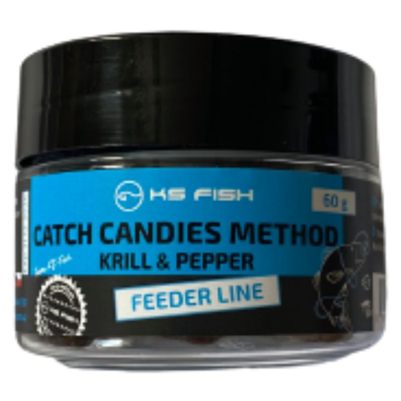 KS Fish Catch candies method 60g krill and pepper KS-fish