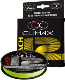 Přívlačová šňůra Climax Mach 12 fluo-yellow 135m/0,11mm/6,0kg