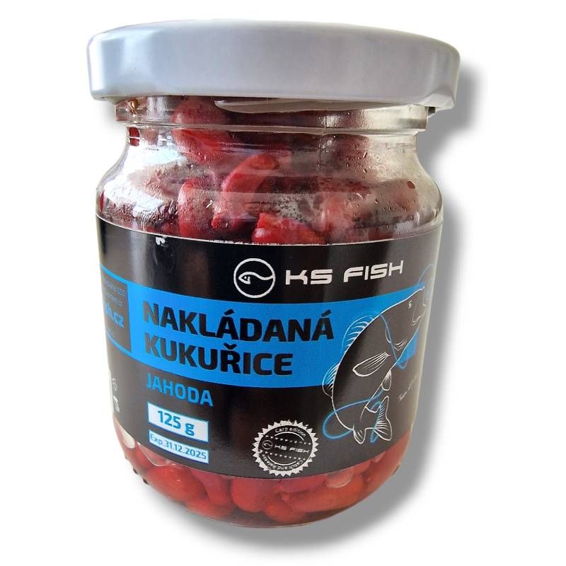 Nakládaná kukuřice 125g jahoda KS-fish