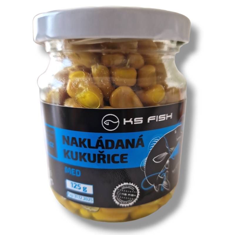 Nakládaná kukuřice 125g med KS-fish