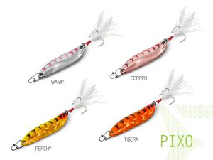 Plandavka Delphin PIXO | 10g COPPER hook #6, 10g TIGERA hook #6, 10g WAMP hook #6