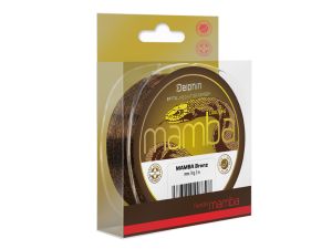 Delphin MAMBA Feeder / Bronz | 0,16mm 2,5kg 300m, 0,16mm 2,5kg 6000m, 0,18mm 2,9kg 200m, 0,18mm 2,9kg 300m, 0,18mm 2,9kg 6000m, 0,20mm 3,5kg 200m, 0,20mm 3,5kg 300m, 0,20mm 3,5kg 6000m, 0,23mm 4,3kg 200m, 0,23mm 4,3kg 300m, 0,26mm 5,2kg 200m, 0,26mm 5,2kg 300m, 0,26mm 5,2kg 6000m, 0,28mm 6,1kg 200m, 0,28mm 6,1kg 300m, 0,28mm 6,1kg 6000m