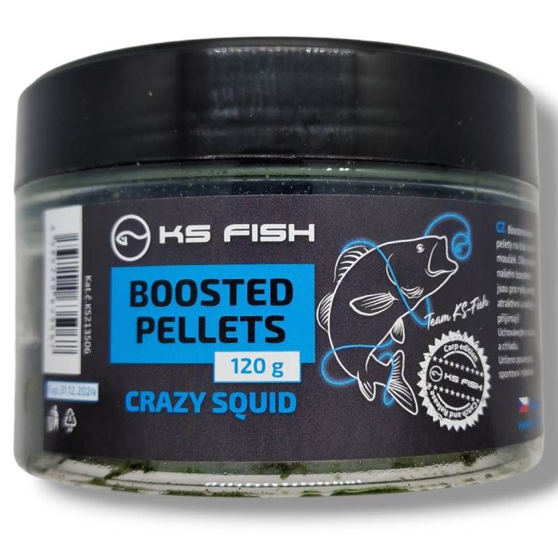 KS Fish Boosted Pellets 120g Crazy squid KS-fish