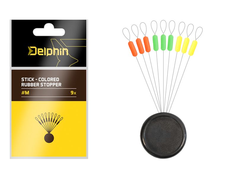 Stick - Colored rubber stopper DELPHIN