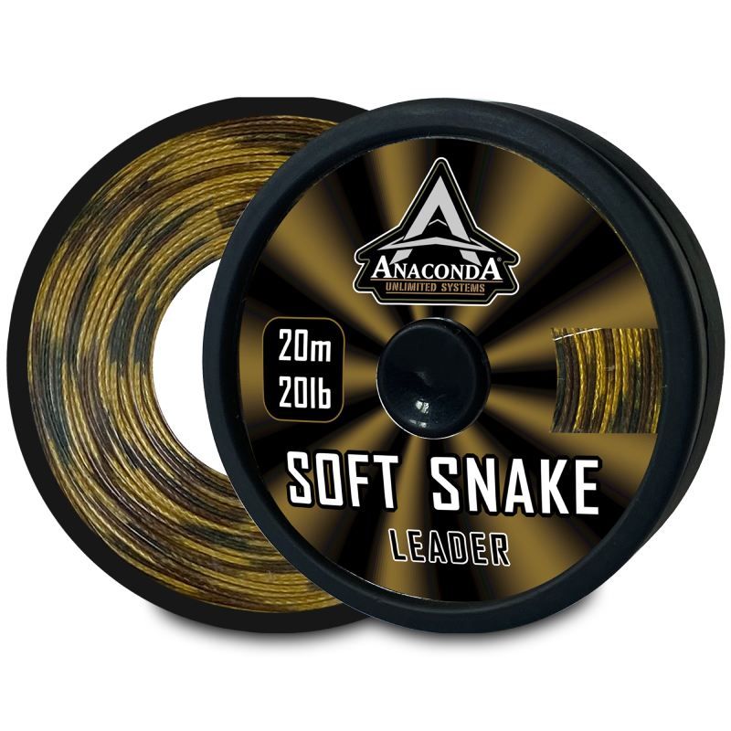 Anaconda návazcová šňůra Soft Snake 20lb 20m Saenger