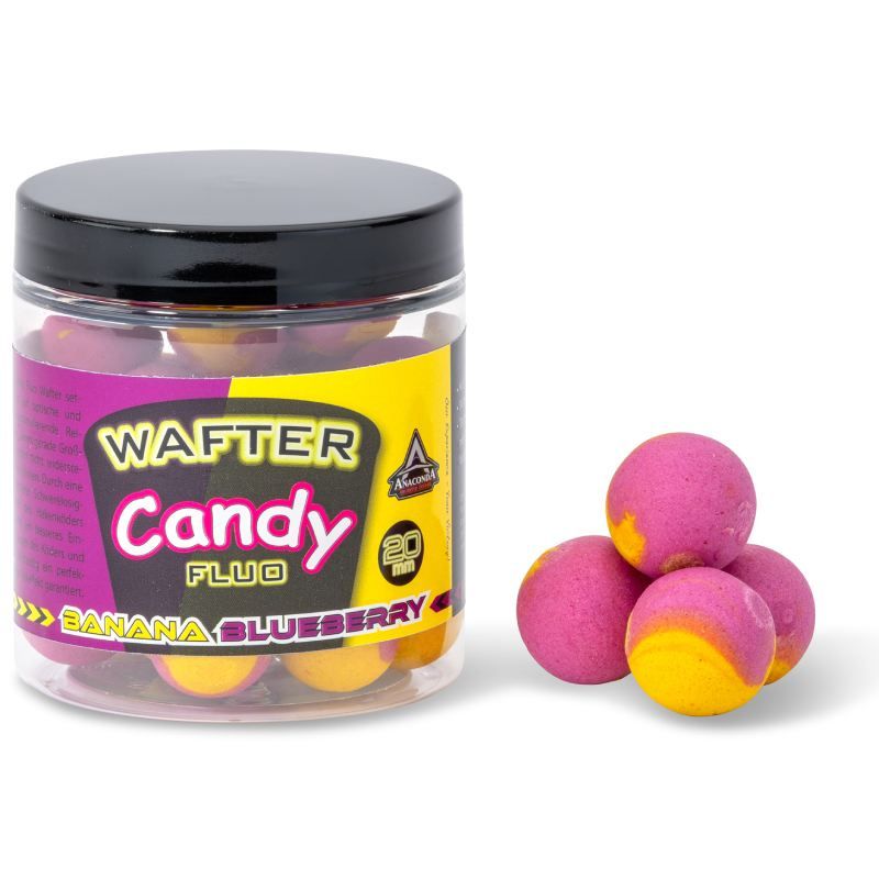 Anaconda wafter Candy fluo blueberry-banana 16mm 55g Saenger