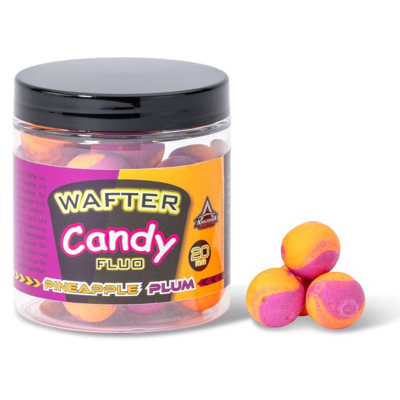 Anaconda wafter Candy fluo pineapple-plum 16mm 55g Saenger