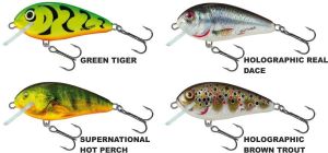 Salmo rybářské woblery Butcher sinking 5cm/7g Green Tiger