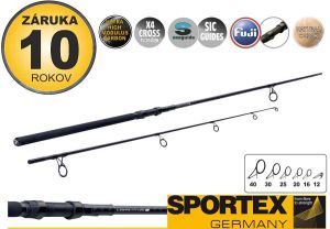 Kaprové pruty SPORTEX Competition CS-4 Breakout 6ks: 10ft. 3,25lbs. 300cm M80