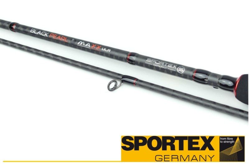 Přívlačový prut Sportex Black Pearl MAXX Ultra Light 2-díl 235cm / 2-